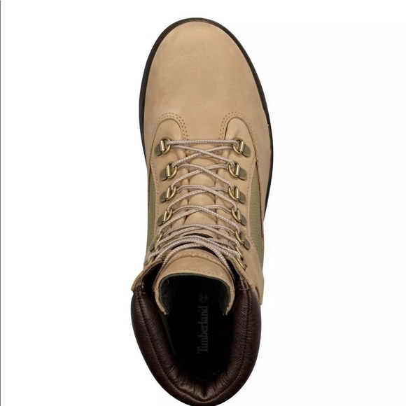 Timberland men’s khaki beige field boot WP - Picture 3 of 5
